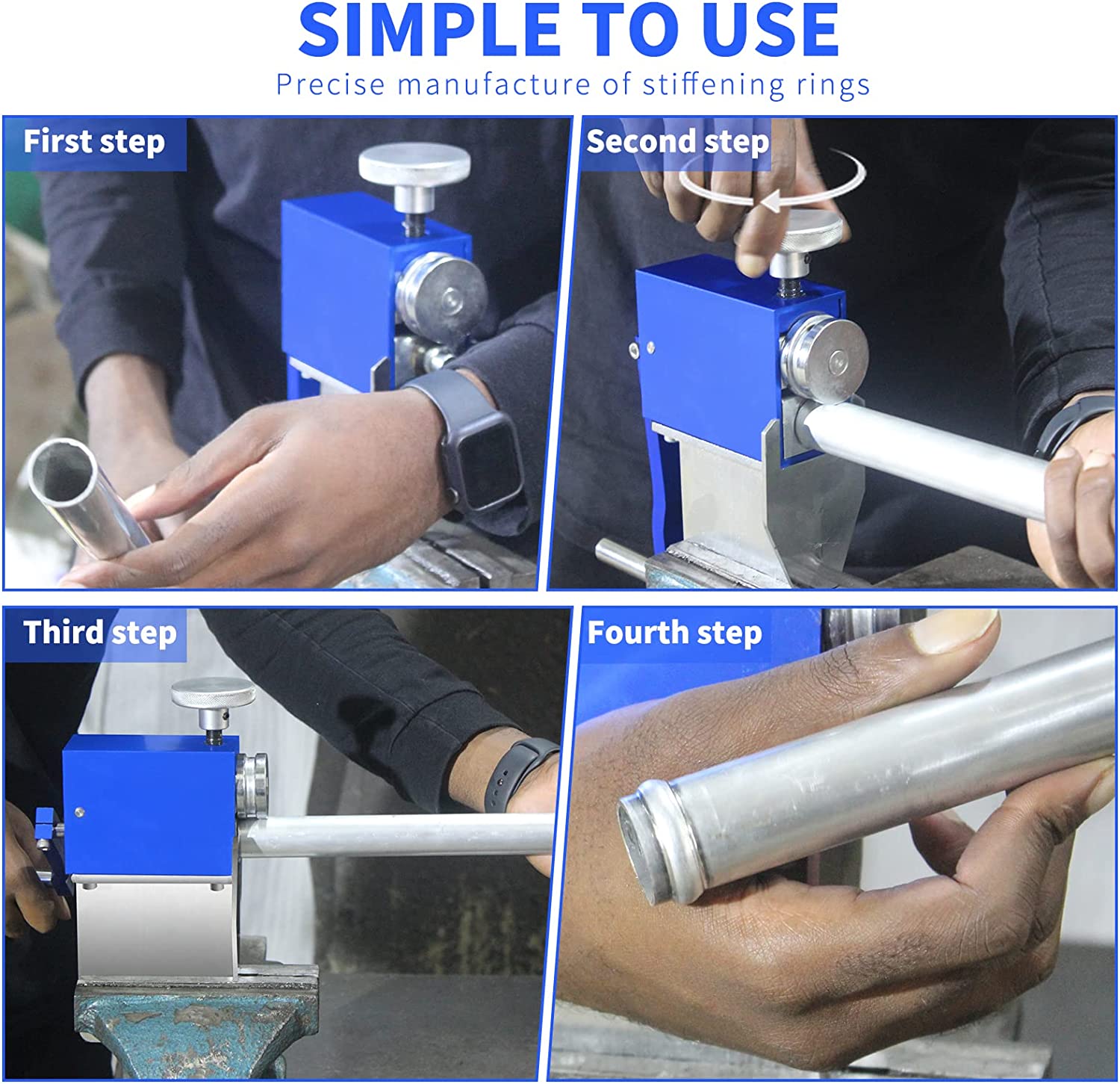 BESTOOL Manual Tubing Bead Roller | Tube Pipe Tubing Beader for Intake and Intercooler Piping Fits 5/8"