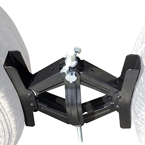"BESTOOL RV Wheel Chock Stabilizer, 2 Packs Chocks Wheel Stabilizer for Travel Tailers, Heavy Duty Camper Chock Wheel Chock Stabilizer Scissor, Fit for 3.5" to 11""